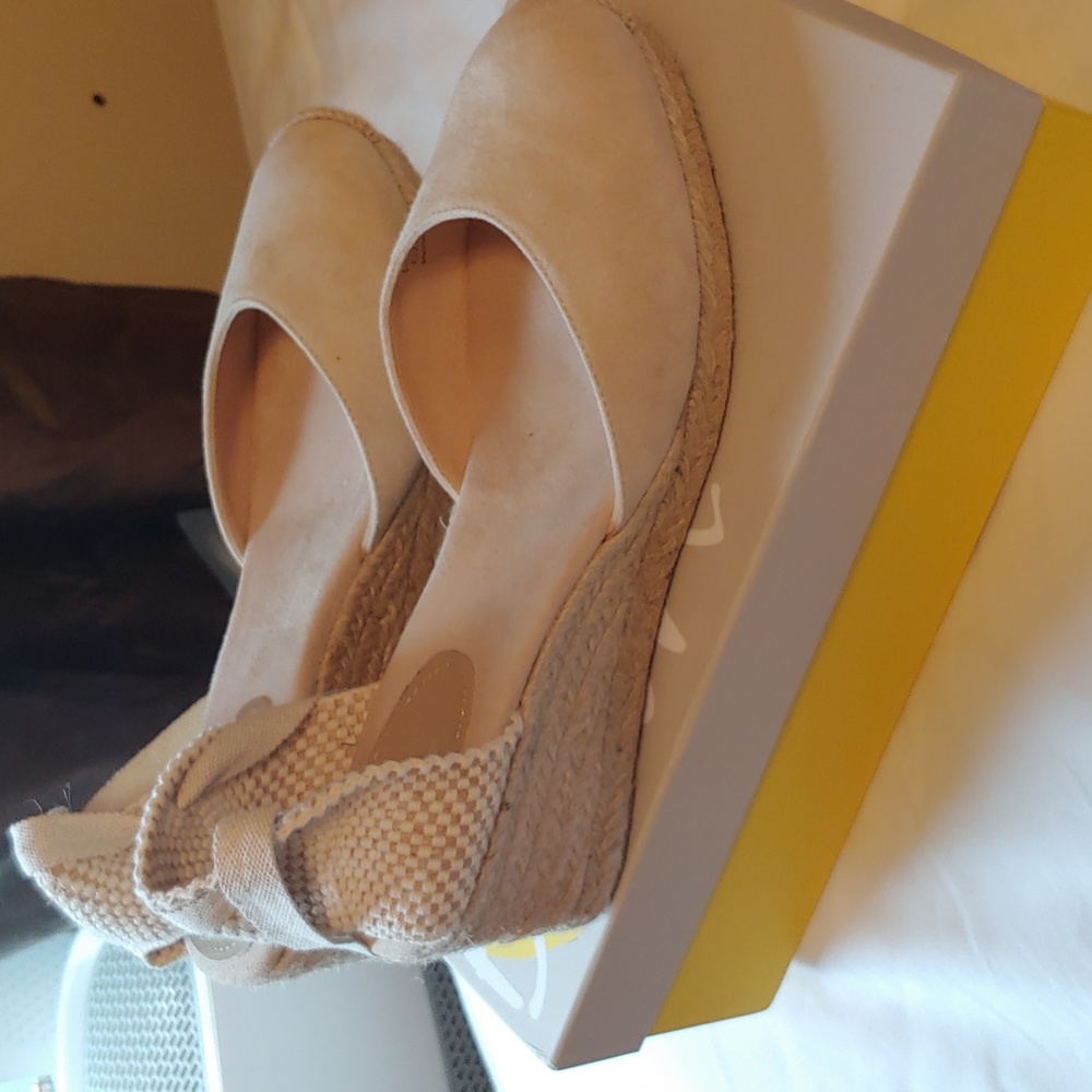 Boden Lace-up Wedge Espadrilles